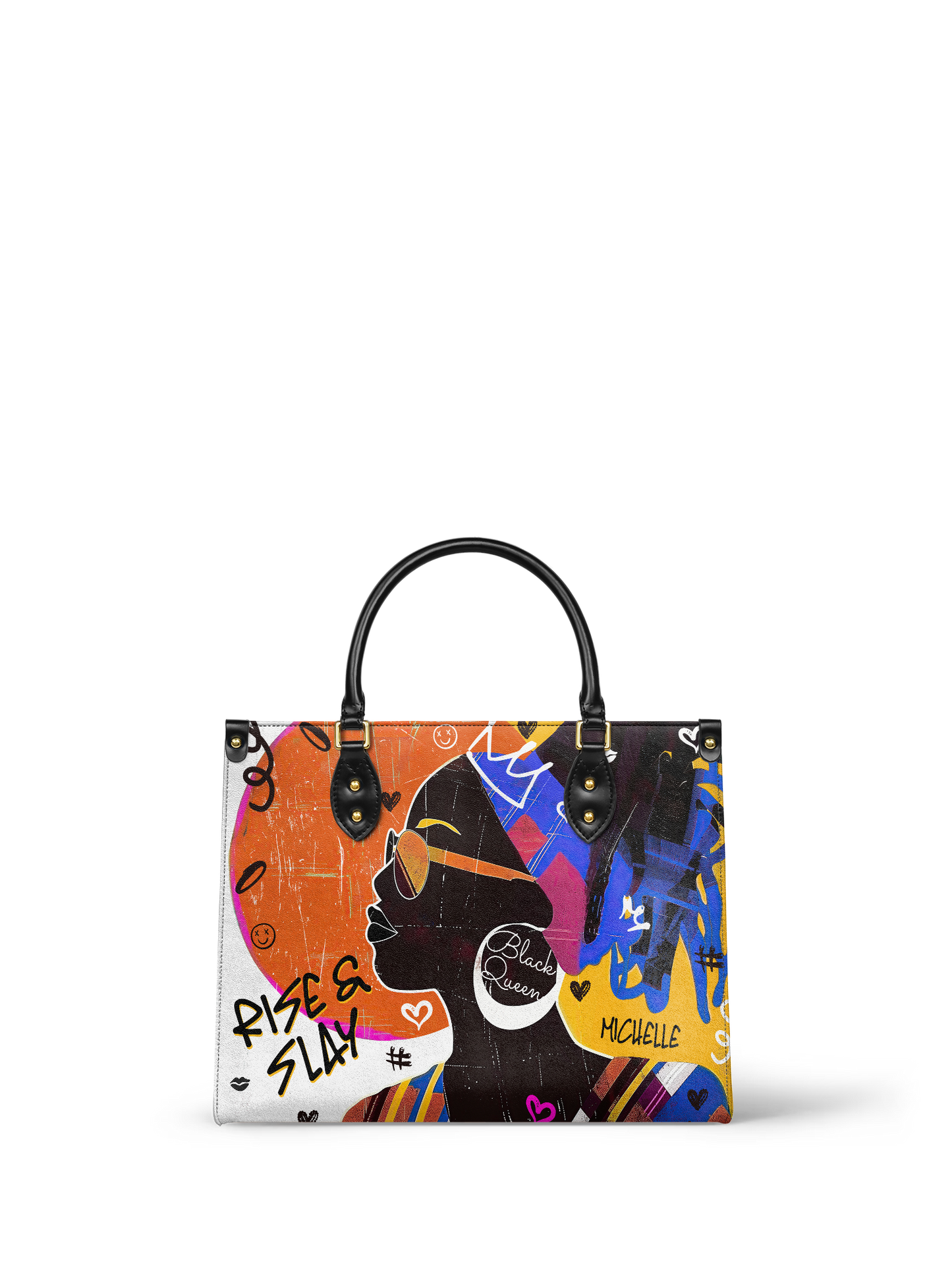 Rise & Slay - "Kisanii" Graffiti Crossbody Satchel