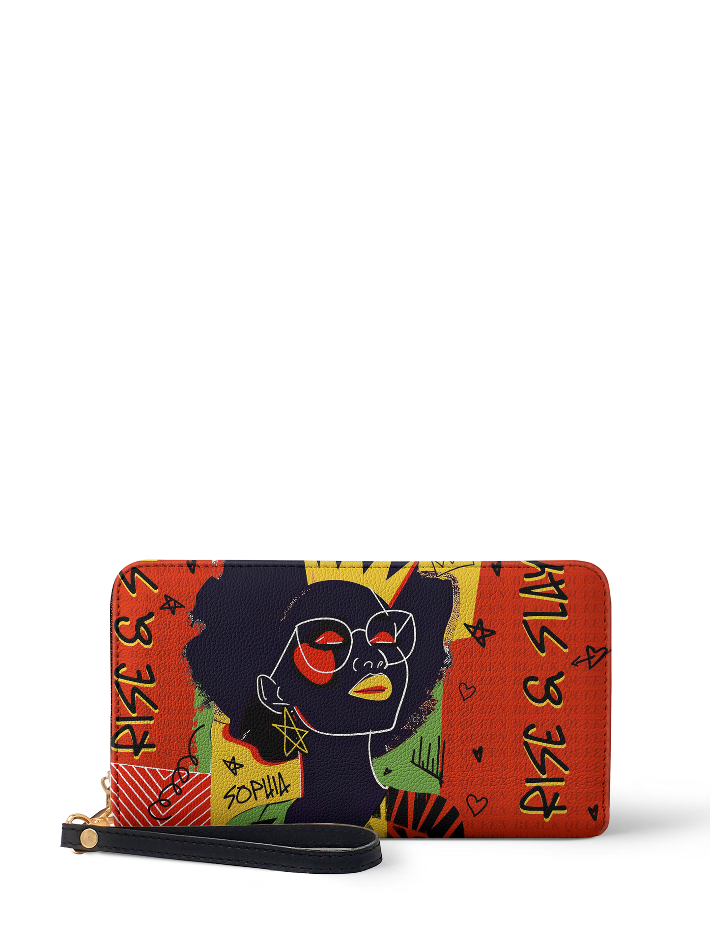 Rise & Slay - "Aina" Red Juneteenth Wallet