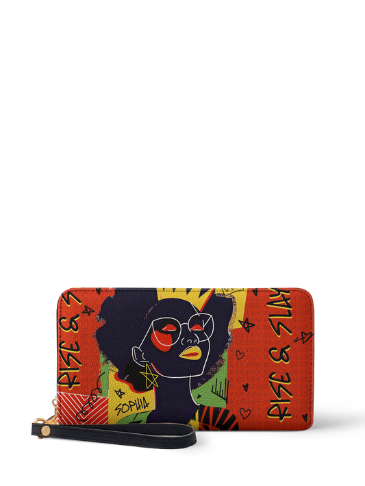 Rise & Slay - "Aina" Red Juneteenth Wallet