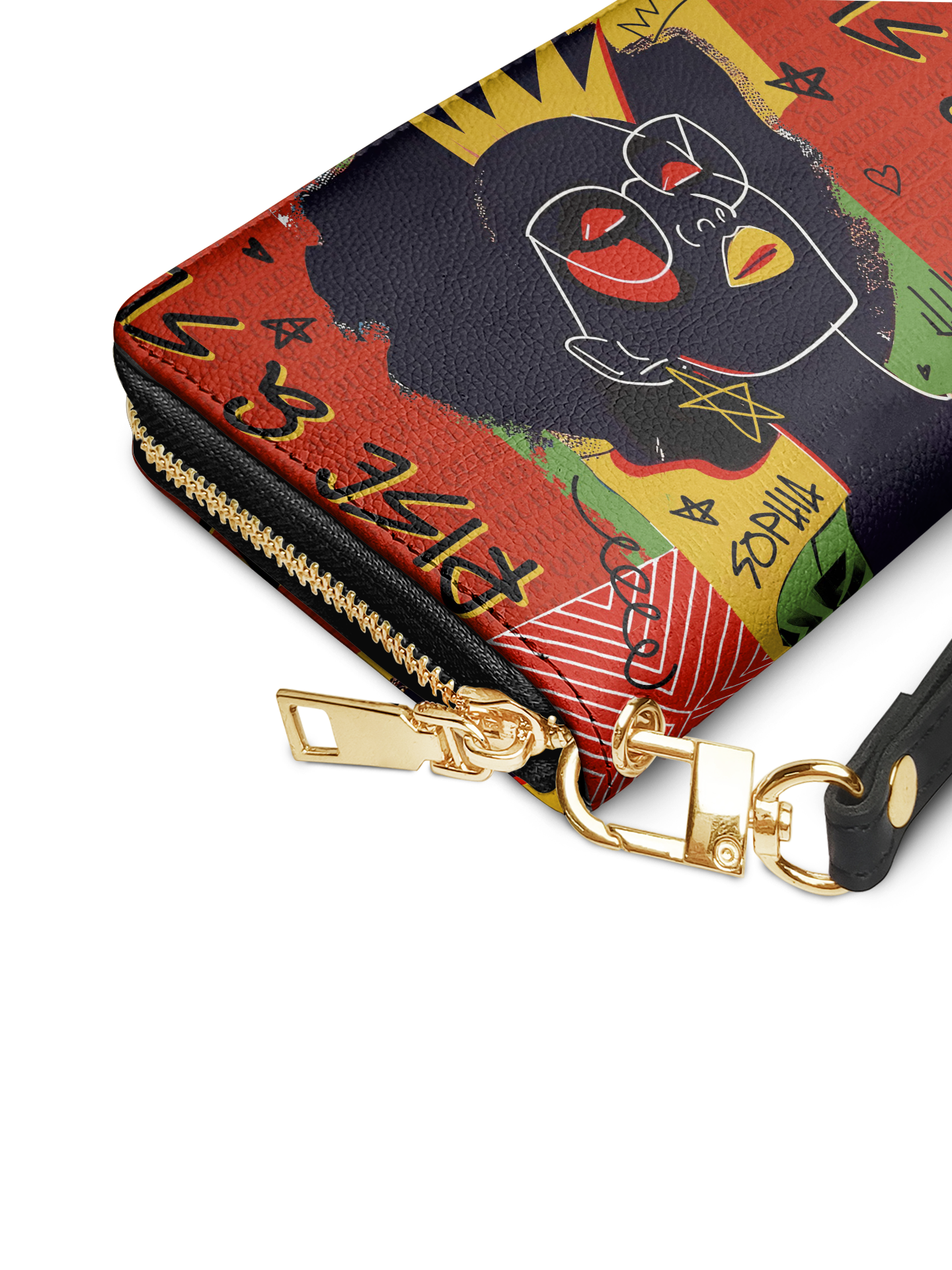 Rise & Slay - "Aina" Red Juneteenth Wallet