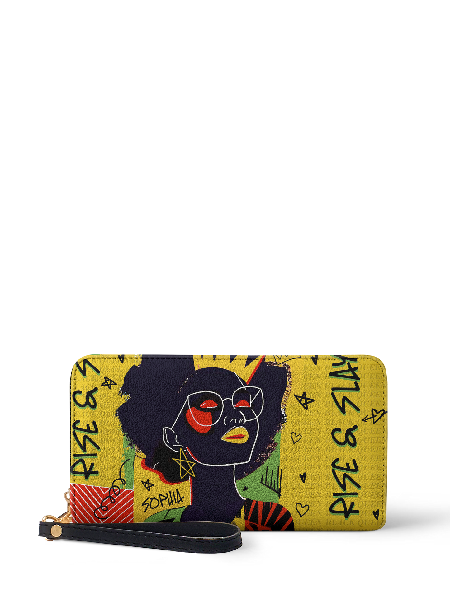 Rise & Slay - "Aina" Yellow Juneteenth Wallet