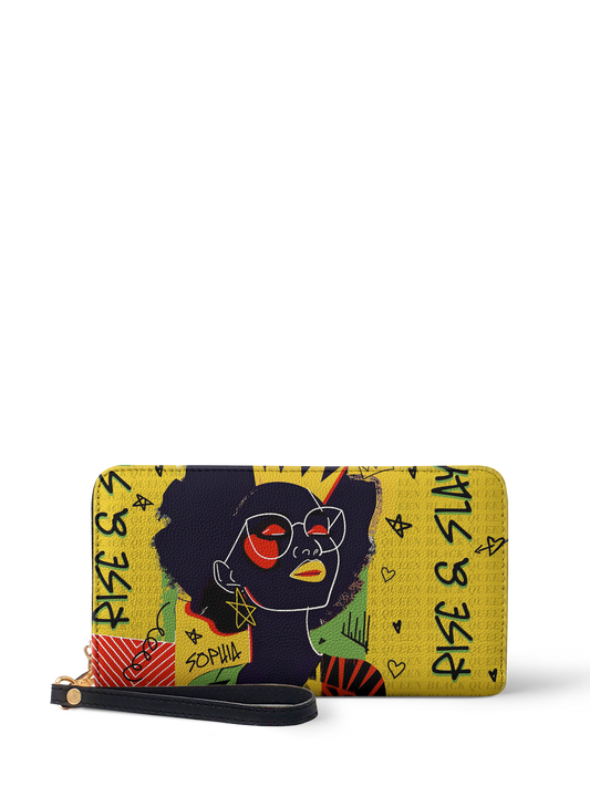 Rise & Slay - "Aina" Yellow Juneteenth Wallet