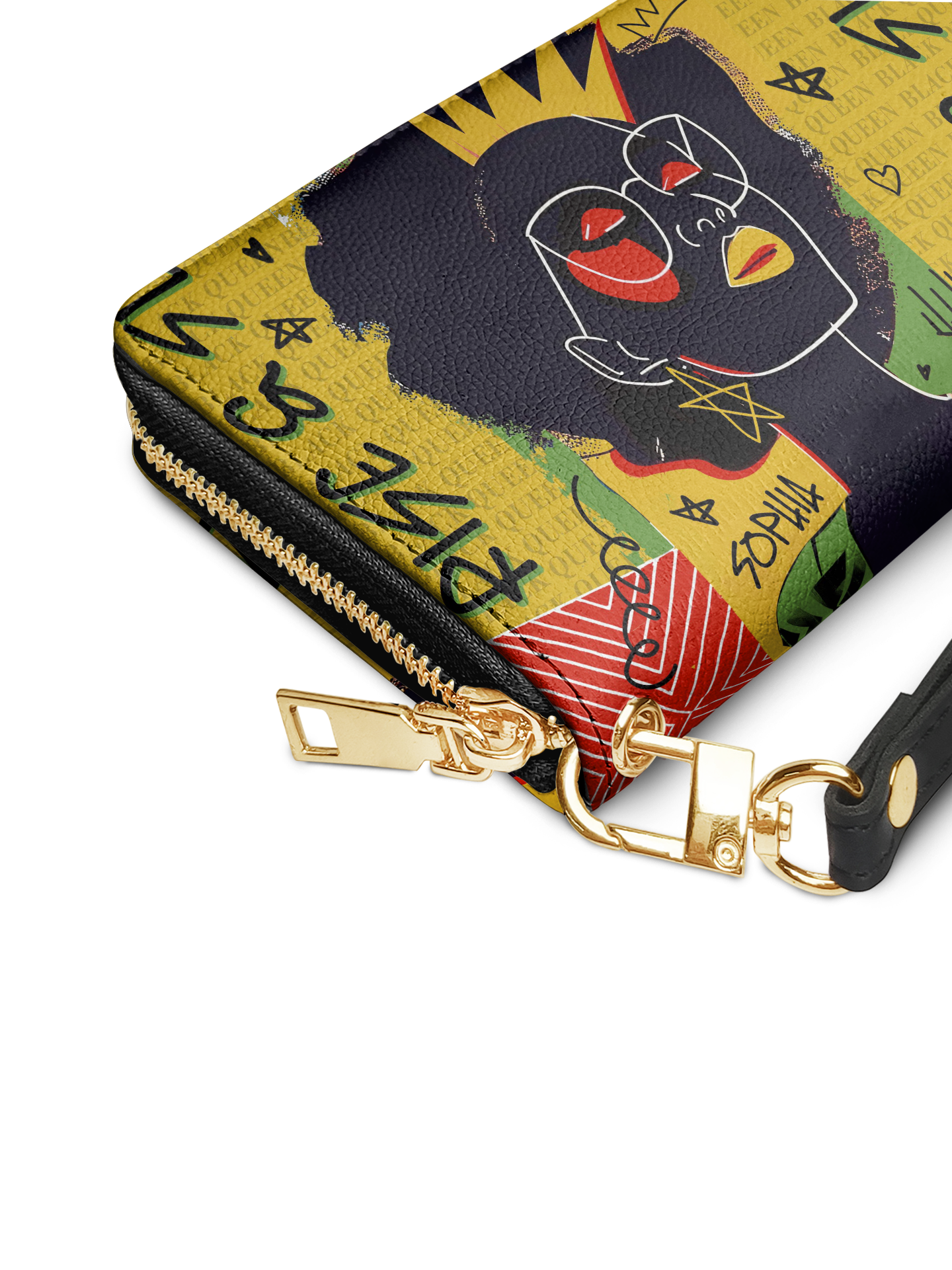 Rise & Slay - "Aina" Yellow Juneteenth Wallet