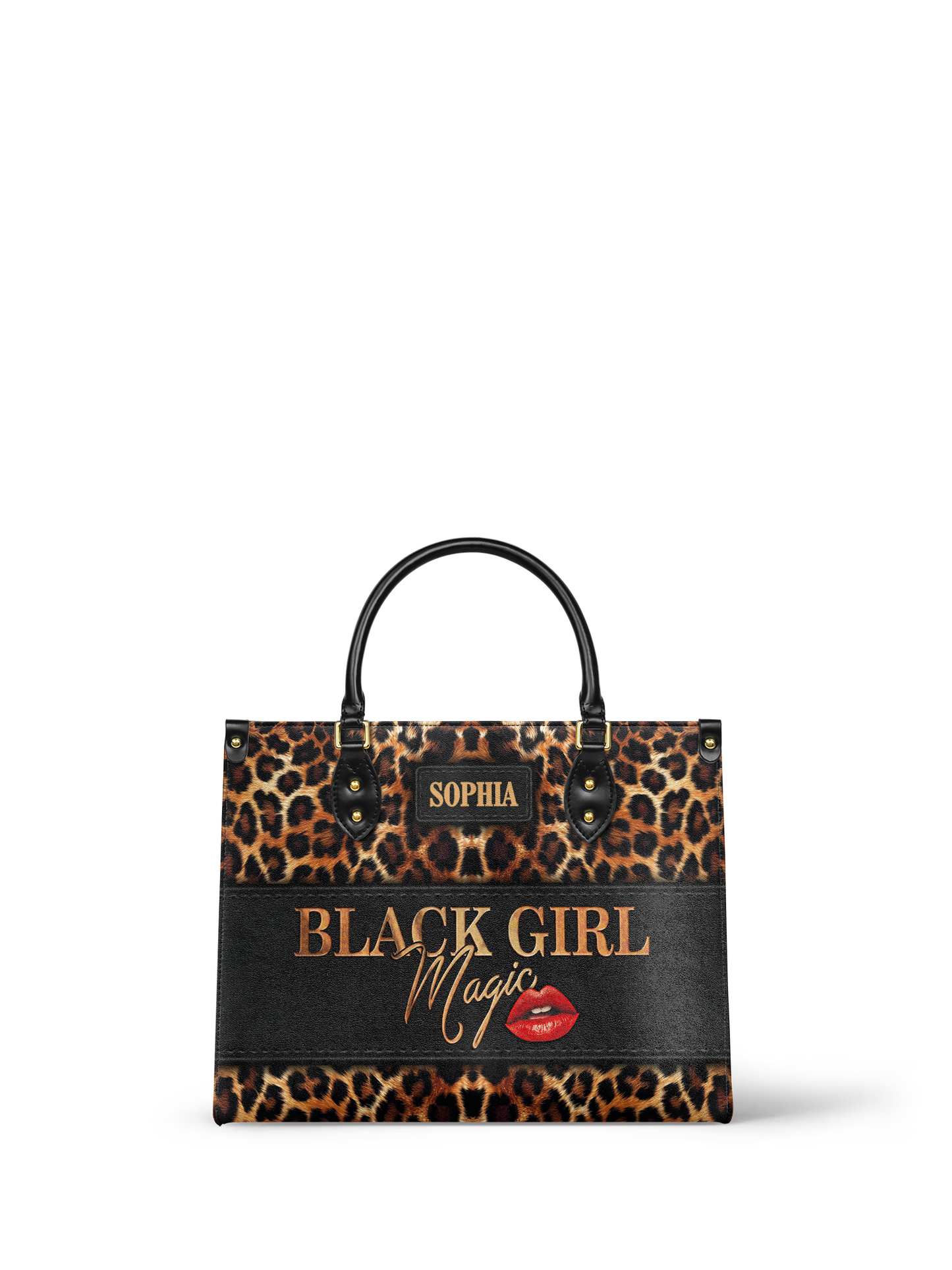 Black Girl Magic Leather Bag