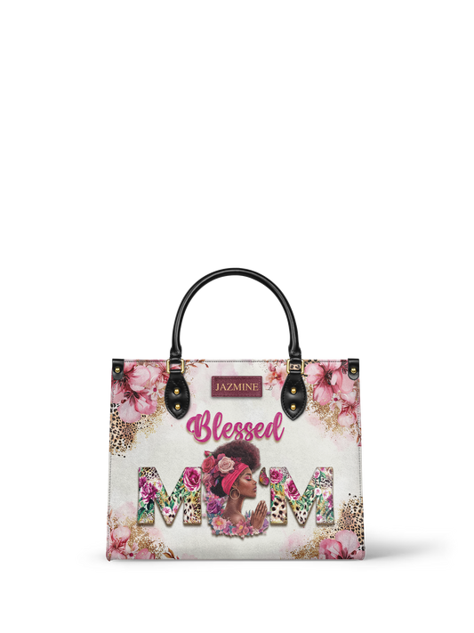 Blessed Mom Crossbody Satchel