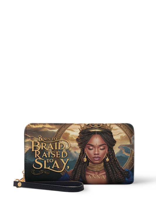 🎁 Born To Braid Raised To Slay Wallet (100% off)