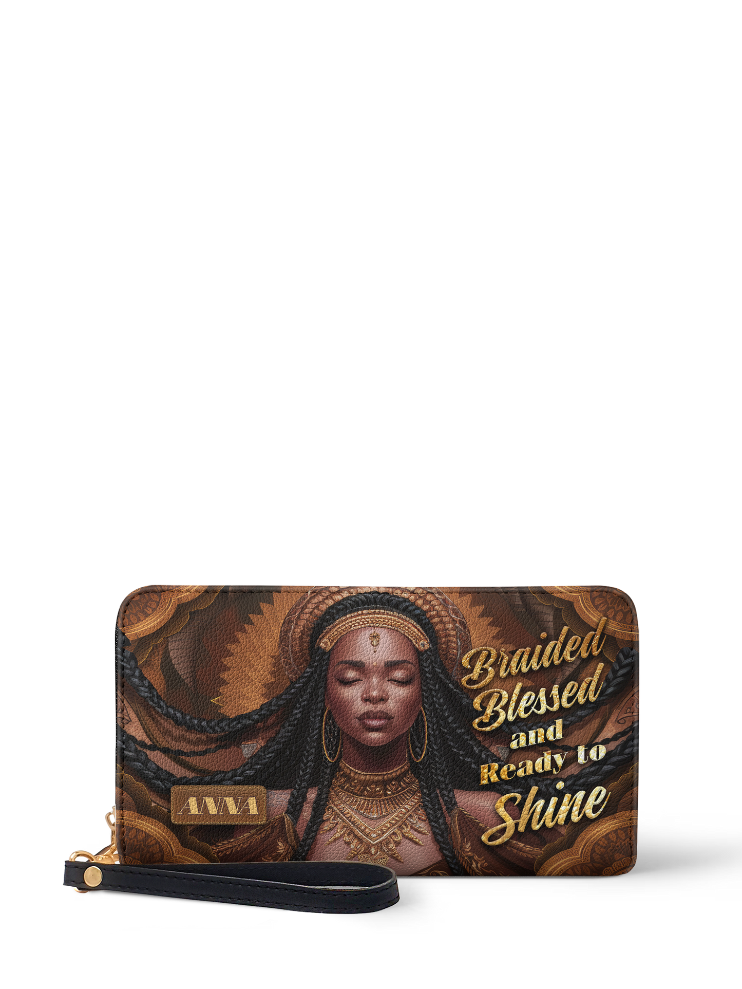 Braided Blessed And Ready To Shine Wallet