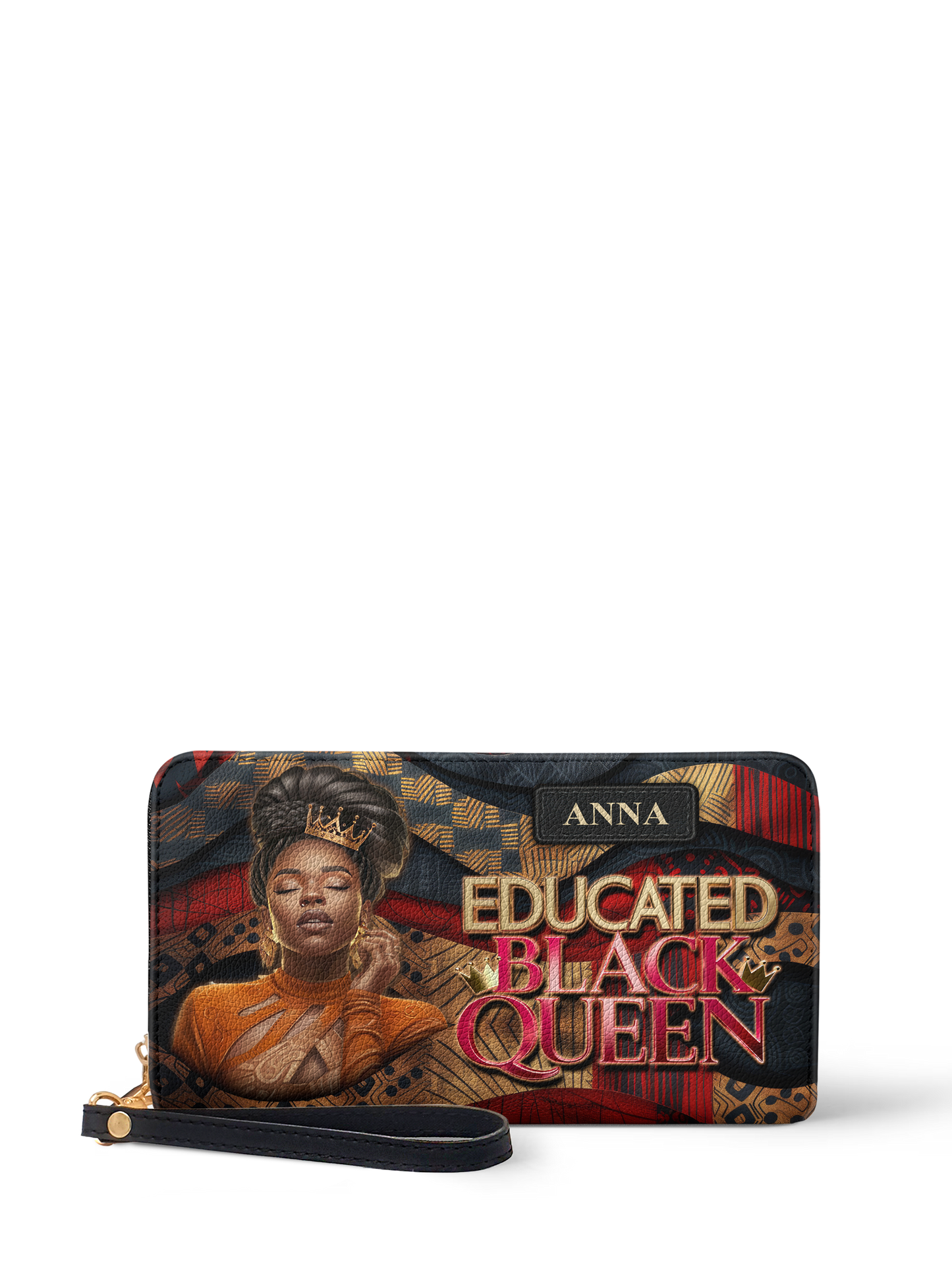 Educated Black Queen Wallet