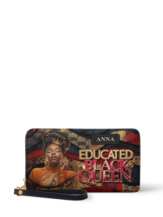 Educated Black Queen Wallet