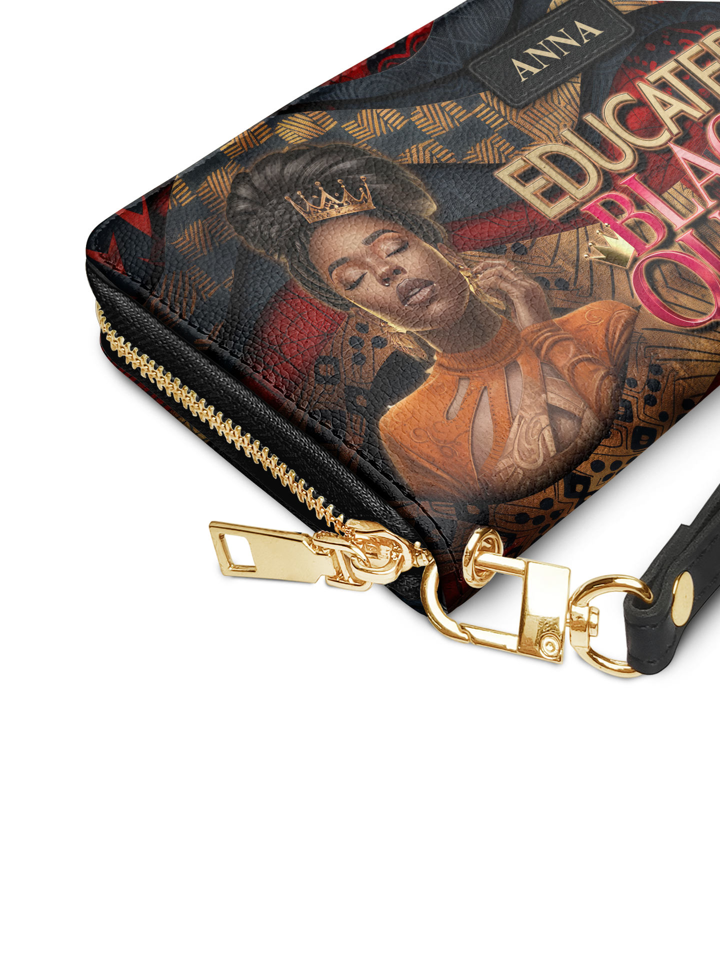 Educated Black Queen Wallet