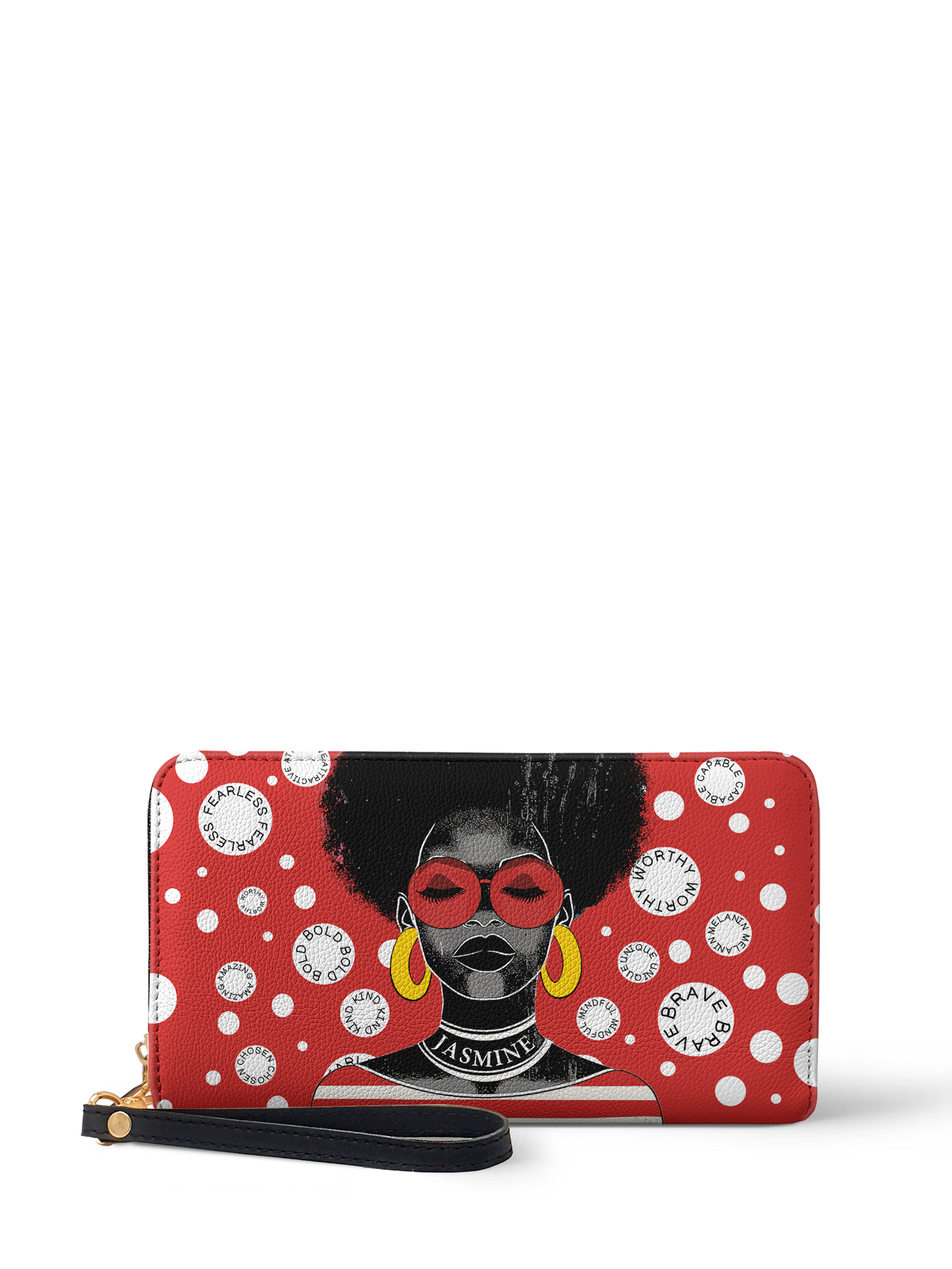 🎁 The Essence - "Fahari" Red Polka-dot Wallet (100% off)