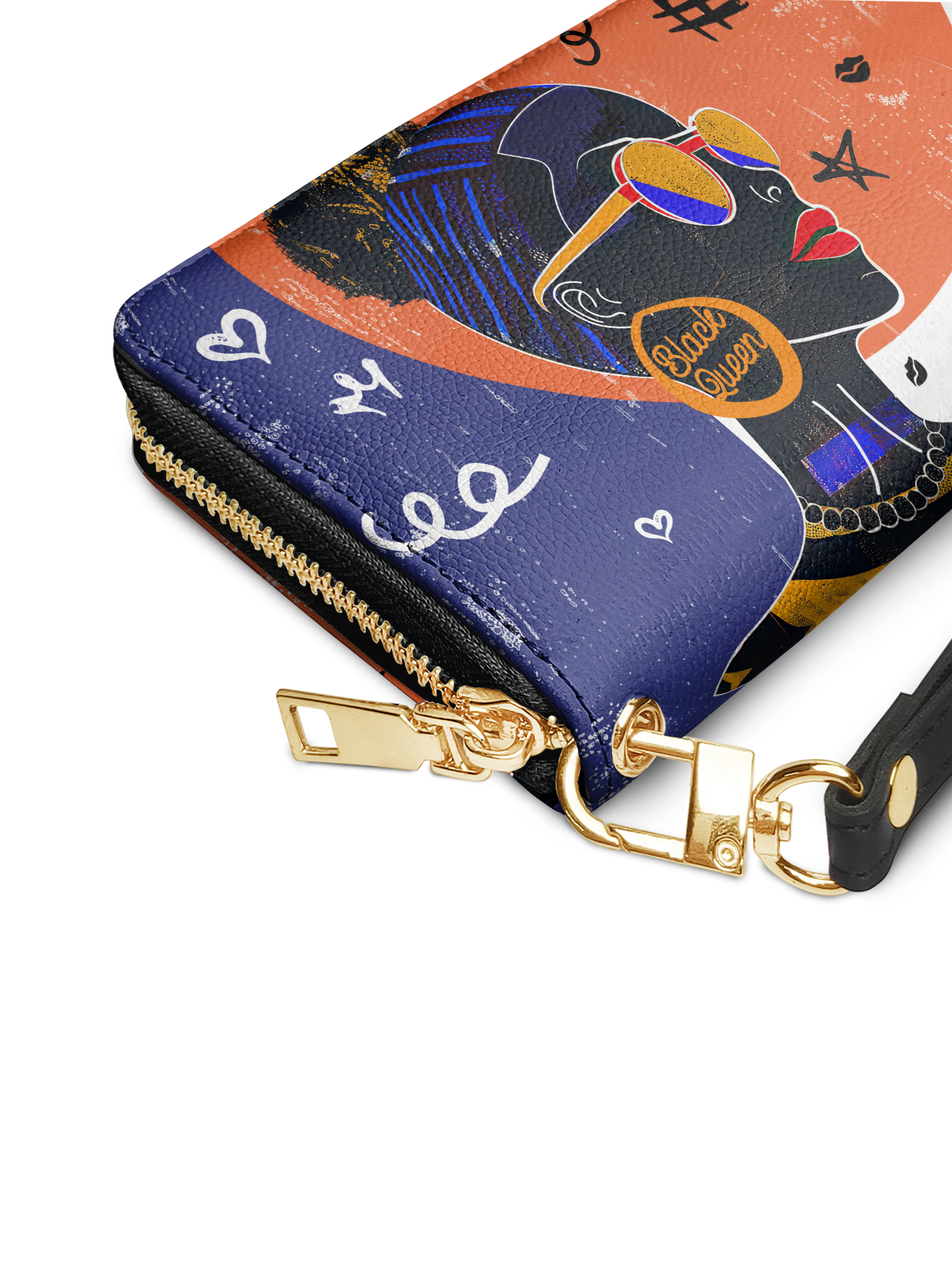 Rise & Slay - "Hekima" Blue Graffiti Wallet