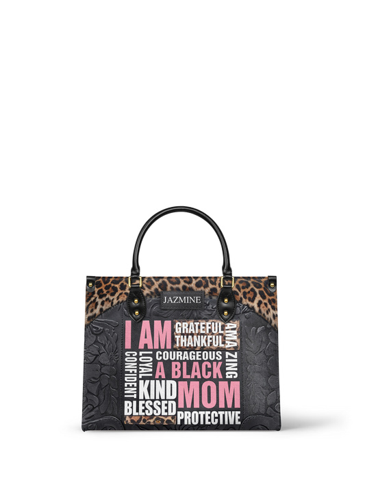 I Am A Black Mom Crossbody Satchel