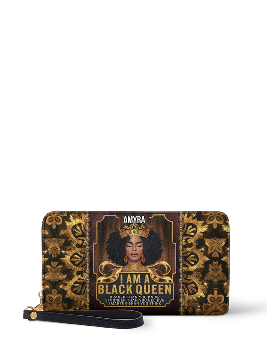 I Am Black Queen Wallet