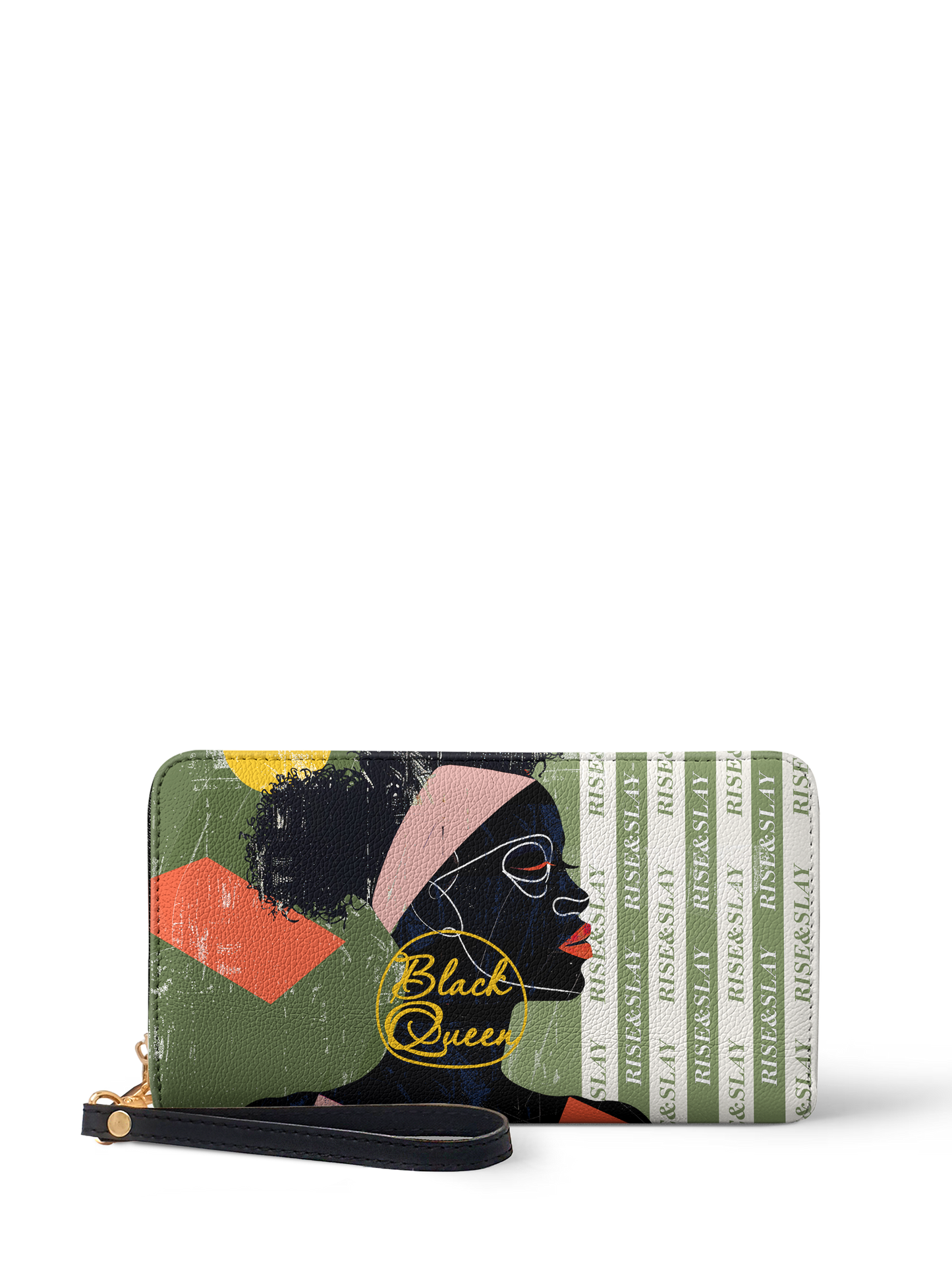 Rise & Slay - "Inuka" Green Wallet