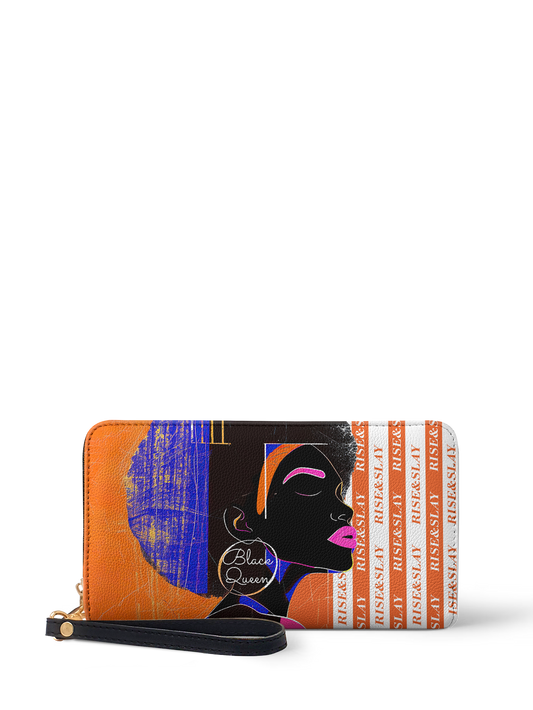 Rise & Slay - "Jasiri" Orange Wallet