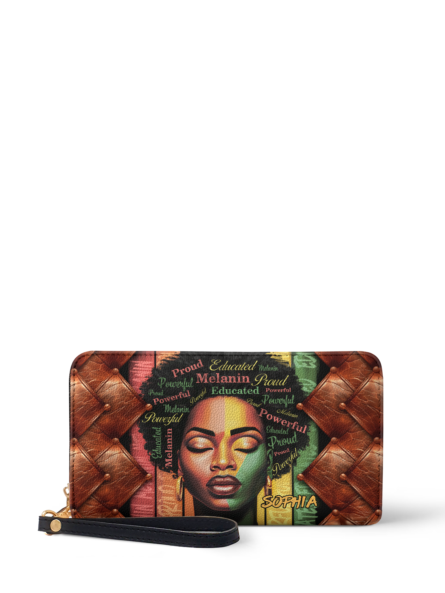 Melanin Educated Powerful Proud Wallet