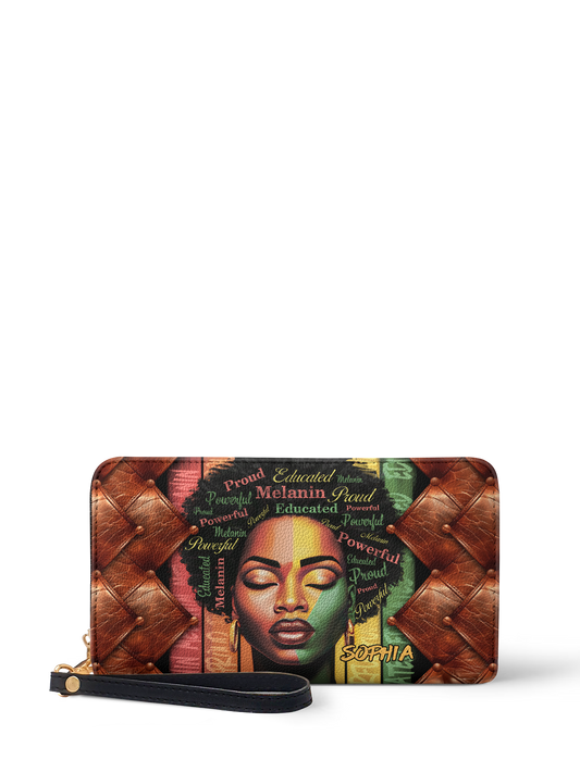 Melanin Educated Powerful Proud Wallet