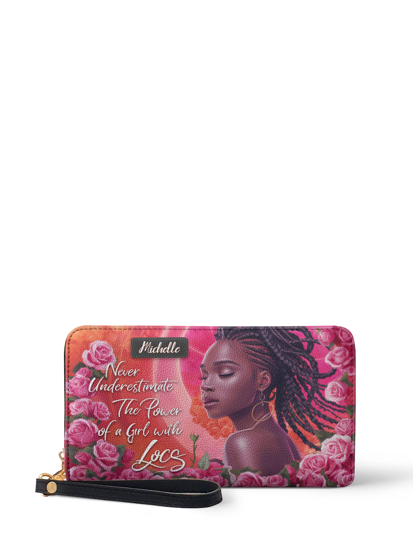 🎁 Never Underestimate The Power Of A Girl With Locs Wallet 49,95$ (100% off)