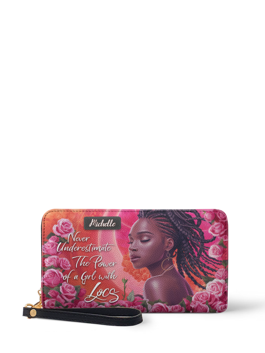 🎁 Never Underestimate The Power Of A Girl With Locs Wallet (100% off)