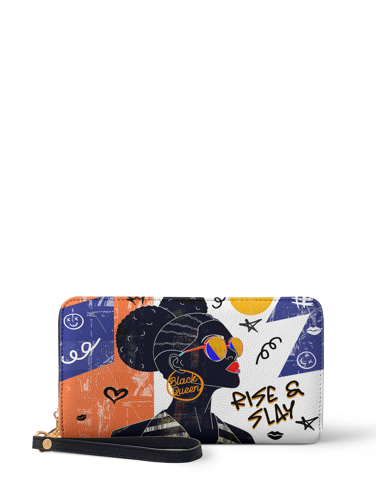 🎁 Rise & Slay - "Sanaa" White Graffiti Wallet 49,95$ (100% off)