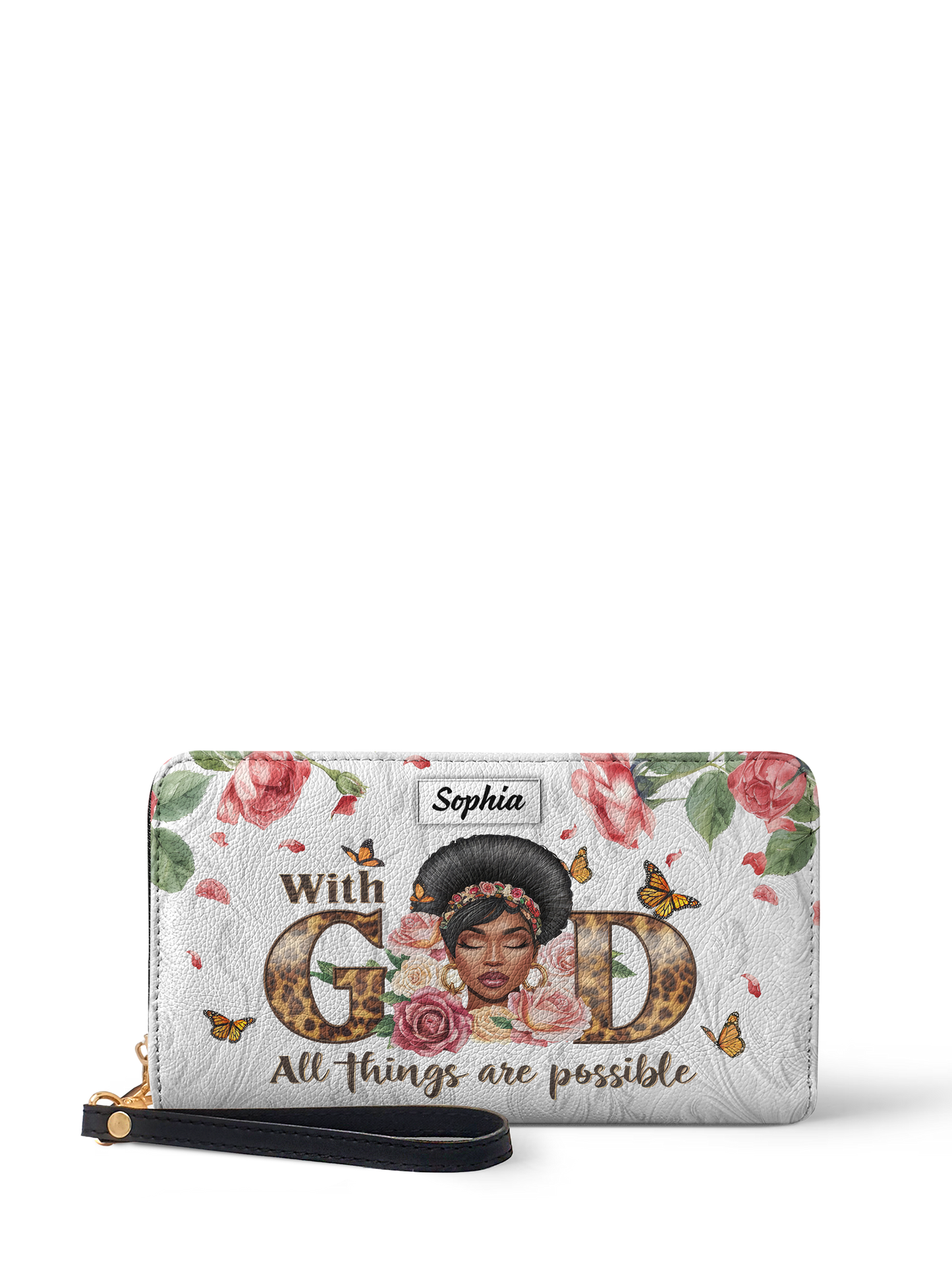 With God All Things Are Possible Wallet